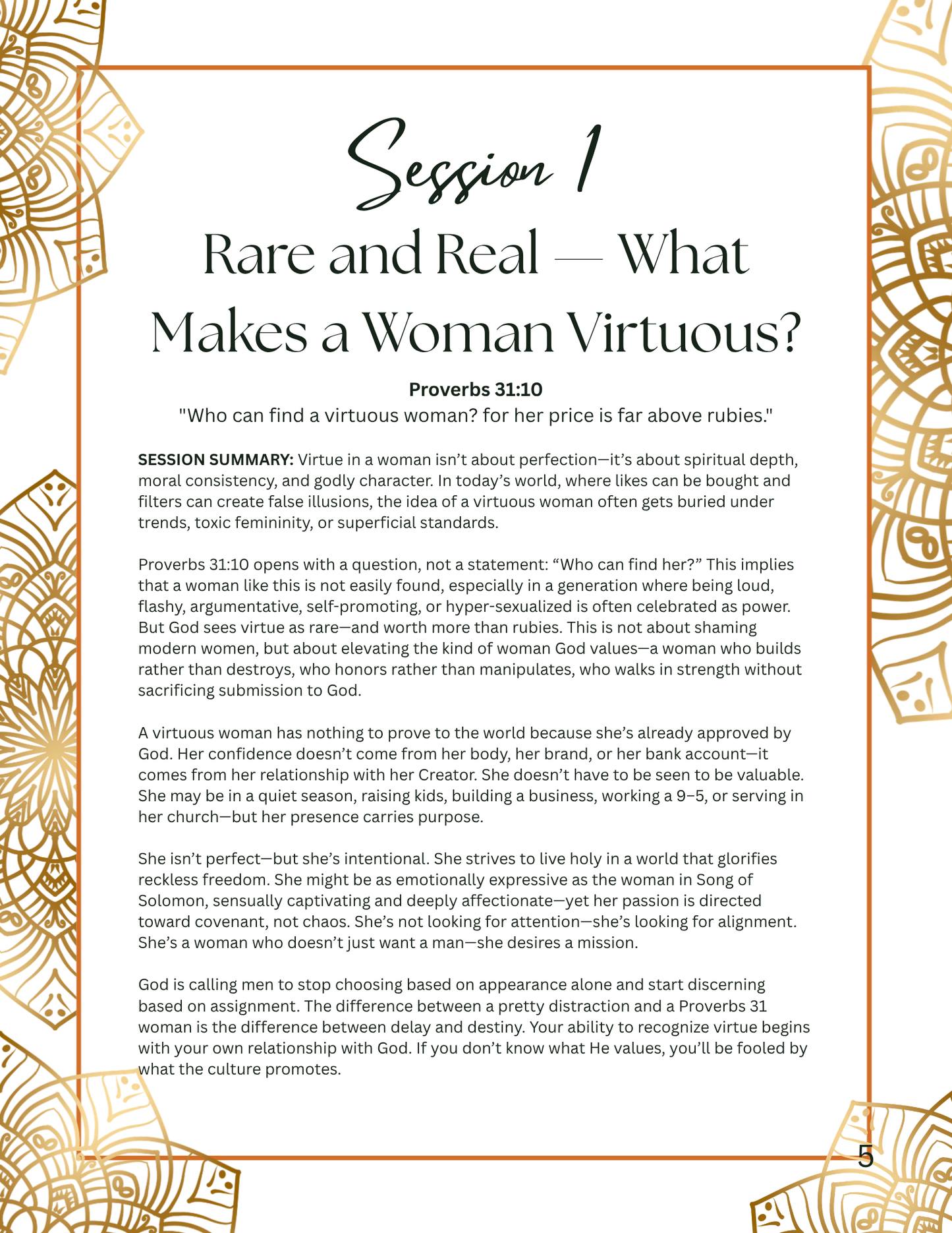 Identity of a Virtuous Woman Ebook - Available Soon Pre-Order