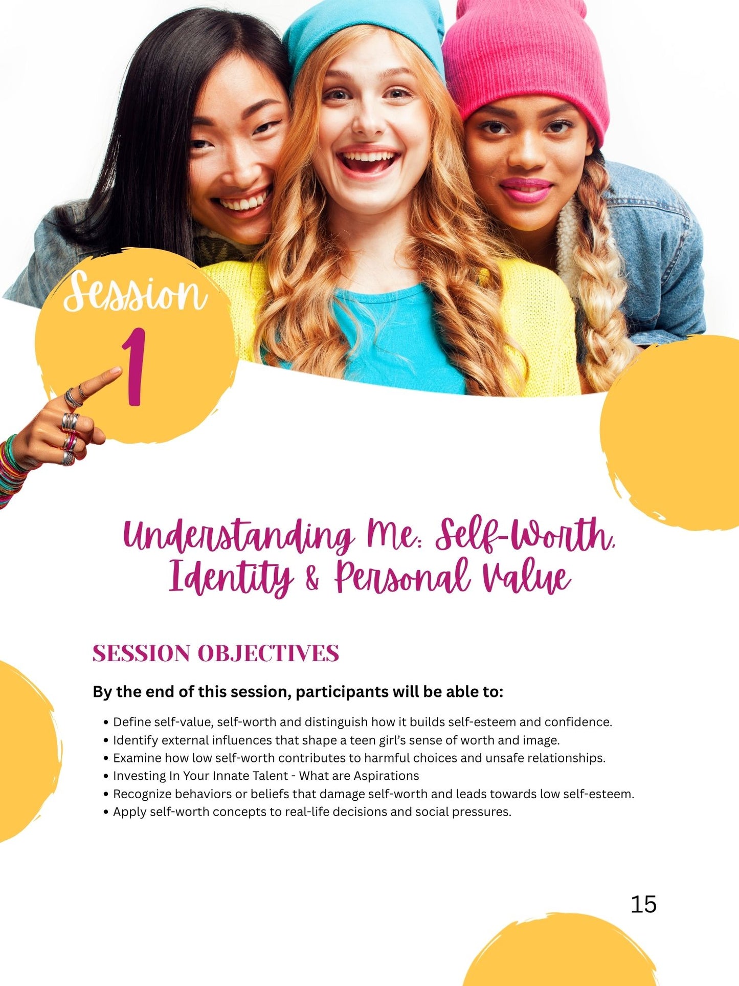 "Let's Talk About Me" (LTAM) Series Life Skills, Safety and empowerment E-guide for Teen Girls